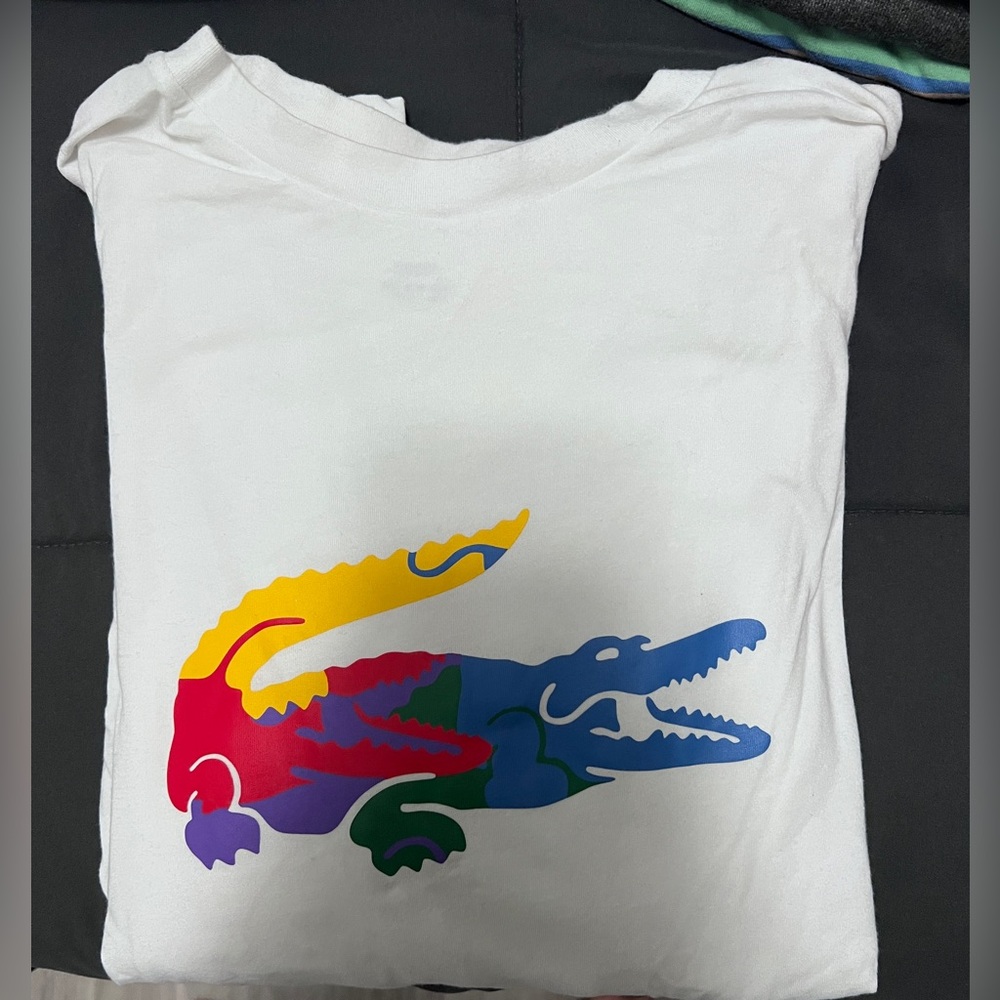 lacoste pajama shirt (medium)
